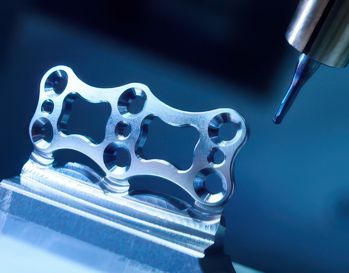cnc-machine-making-orthopedic-implants